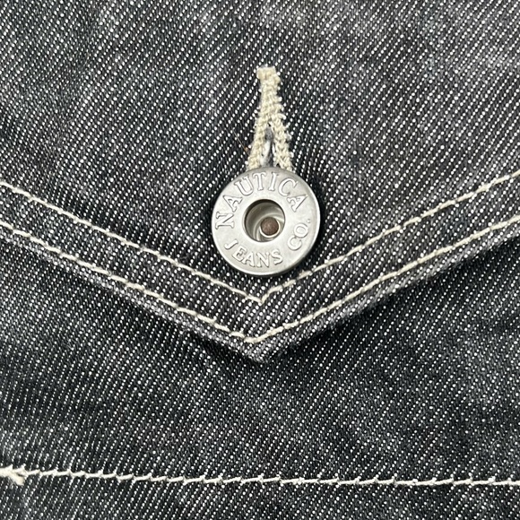 Nautica Jeans Co. Men's Black Denim Jacket - Picture 11 of 13